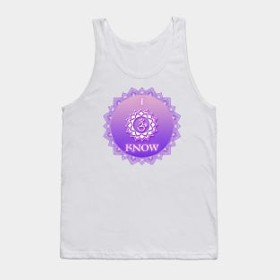 Crown Chakra Mantra - I Know Tank Top